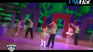 Adabel Guerrero Jugs Vignette in Bailando Por Un Sueno Argentina