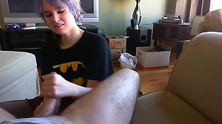 18yr old emo teen swallowing cum