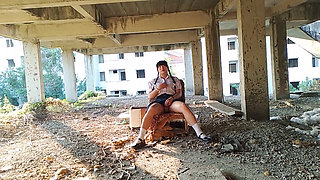 FN004 Student ladyboy solo