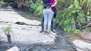 Pretty Indian Couple Making Love In River Side - Desi Outdoor Sex - Risky Romance