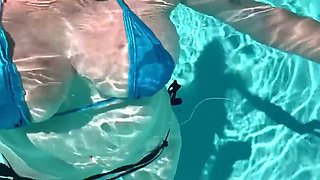 Artemisia Love Sexy Bikini Big Boobs Underwater Fetish at the Pool