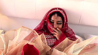 Real Indian Desi Teen Bride fucked in the Ass and Pussy on