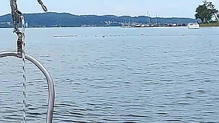 Granny Goes Swimming in a Sexy Swimsuit!