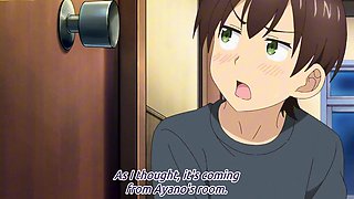 Tiny guy overwhelmed by tall athletic anime giantess babes