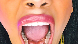 Yawning with My Huge Mouth