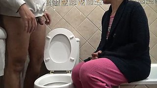 Stepmom Susan Watches Step Son Pee in Taboo CFNM Pissing Fetish 4K