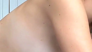 An Innocent Babe Got Fucked From Behind in Doggy - Huge Facial