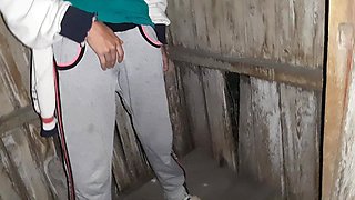 I Caught My Neighbor Masturbating in the Toilet on the Street and I Joined Her - Lesbian-illusion