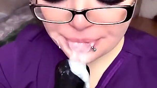 Nurse Empties Monster Cock Blockage