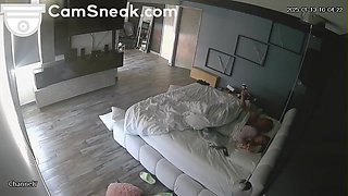 IPCAM - Big ass woman has quick morning sex