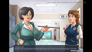 Summer saga mega-slut gets her pussy all wet in the locker