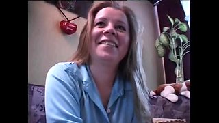 Busty Teen Blowjob and Cumshot with Older Guy - Big Tits Casting