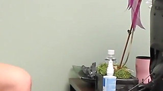 Horny lesbian blondes have hardcore fuck session on their desk at work
