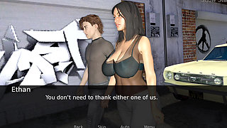 Project Hot Wife - car broke down and then i stripped and saw his dick