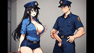 Police Fucking with New police women
