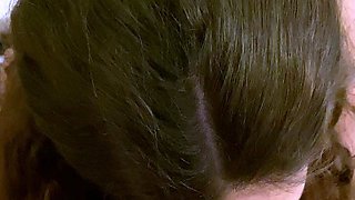 Two college babes giving handjob POV