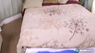 Sofia Rivera does yoga before taking a fat cock deep into her mouth and pussy before receiving a hot, sticky facial.