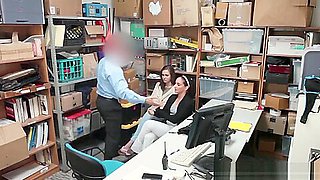 Step mom And Step daughter Get Fucked After Shoplifting