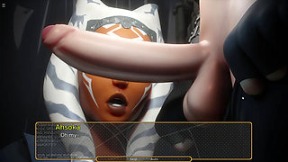 Ahsoka XXX - Ahsoka Tano from Star Wars Playing with our cock