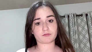 Kinky moist taco brunette anal toy play during masturbating