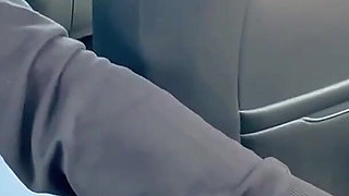 Wife Pays Taxi with a Blowjob. Taxi Driver Ejaculates in the Mouth While the Husband Watches. Wife Flash and Seduce in a Taxi