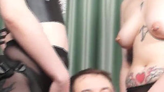 Pegged by the Divine: Goddess Emma and Miss Anna Teach a Sub His Place with Their Strap-ons and Pegging