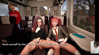 Innocent 18 Plus Teens Are Fucked in a Train