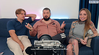 So Sweet! My Best Friends Agreed to Face Fuck Me Hard on a Porn Set!
