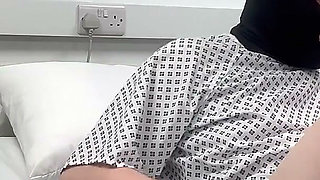 Nurse Ruby's Sounding Exam - Sizing up Her Patient's Tiny Urethra