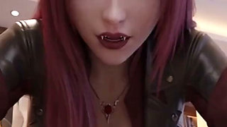 Vampire Ceo Vesper Wants You After Hours - 3D Anime Office Fantasy