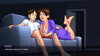 THE NEW SCENES OF (GOLD) FROM THE SUMMERTIME SAGA WITH DEBBIE HD +18 HENTAI.