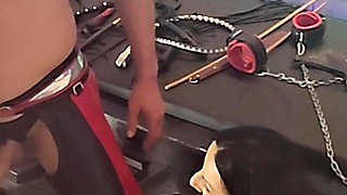 Bi Slave Blowjob Cum Eating Jerk off Cum Cleaning by Femdom Maledom