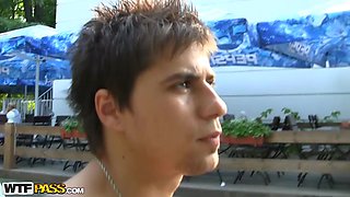 Myra in slut gets fucked in the park by a horny guy