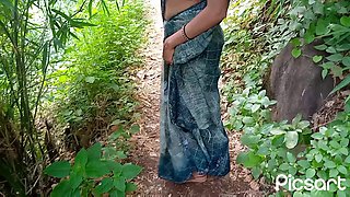 Brother-in-law Took Sister-in-law to the Jungle Outdoor and Fucked Her