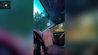 Nola Car Session with Que's Hood Creole Soles Nude Toes Dry Footjob