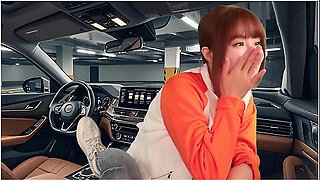 Asmr Hooters Girl Drive-thru Service In Car Ear Massage, Ear Eating & Mouth Sound