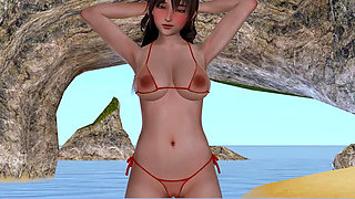 Coming of Ages - gameplay - roleplay - photoshoot 5 - in beach
