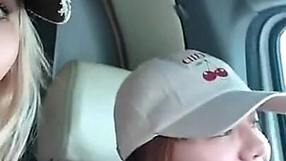 Lacey & Danae Makes Random Guy Cum in the Bus