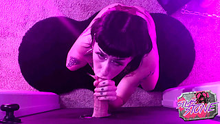 Alternative Slut Sucks and Fucks in Gloryhole