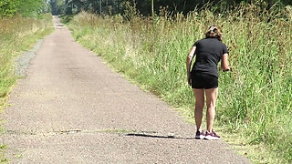 Patricia Undresses Under the Summer Sun