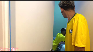 Naughty Stepmom Fucks Her Stepbrother's Friend During World Cup Game