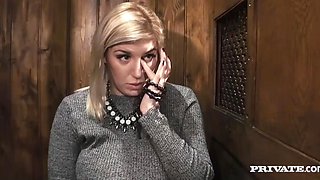 Masked Dude Replaced The Priest And Fucked Horny Slut In The Confession Booth