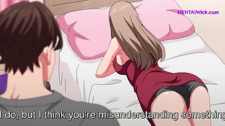 Secret Night with My Roommate Gets Interrupted by Stepsis - Anime Hentai, ENG Sub