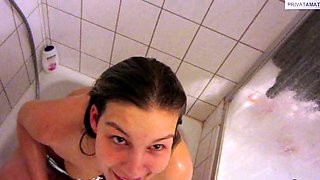 Real amateur college coed teens blowjob cumshot