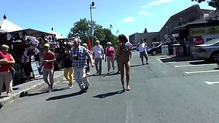 Amateur chicks voyeur fucking in public place