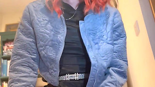 Jess Silk Rides Dildo