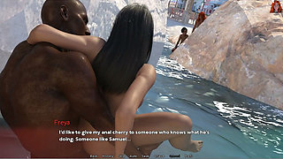 Fate Won't Seperate Us - Gameplay - Roleplay - Big Ass Teen Gets Anal Fuck by BBC Cock in Beach