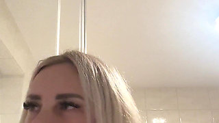 I'm a Dirty Little Blonde! I Play with My Pussy in the Bedroom and Moan Quietly so No One Can Hear How Much I Enjoy Myself!