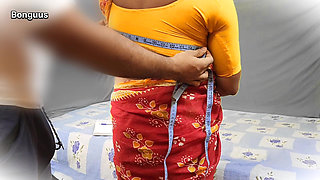 Dress Tailor Fucks Big Boob MILF Then Cum Inside Her Pussy