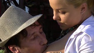 Rough anal hump with a bare farm gal Valentina Blue, and a hardworking farmer, Steve Holmes